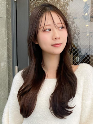 ロングレイヤー/ミディアムレイヤー/トープブラウン【平島】