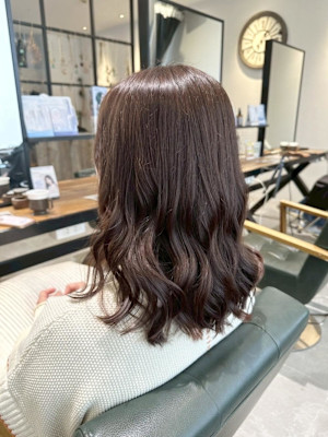 マロンベージュ/20代30代40代/大橋