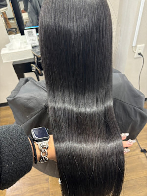 水素トリートメント＋カラー