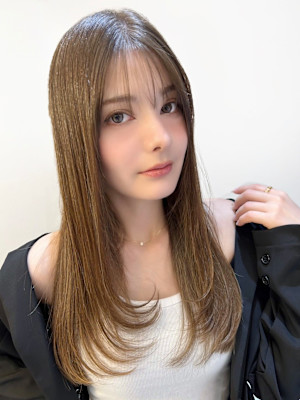髪質改善＊ハイトーン艶髪ストレート＊美髪