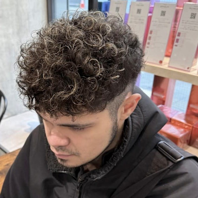 ハイライト×パーマ