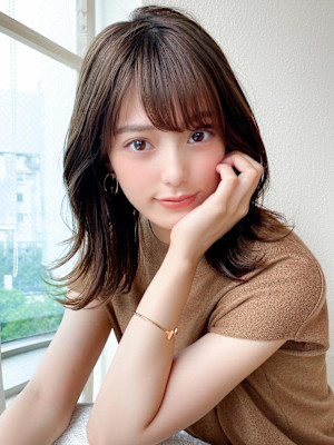 イメチェンウルフひし形シルエット外ハネボブ美髪ワンカール 