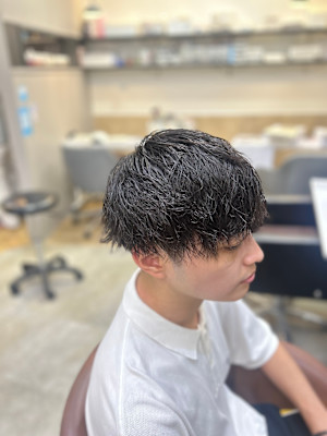 セット簡単パーマ