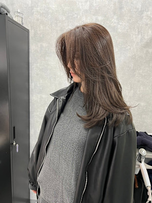 髪質改善/縮毛矯正/酸性ストレート/レイヤー/グレージュ