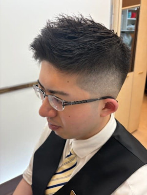 パーマ×シャドーフェード