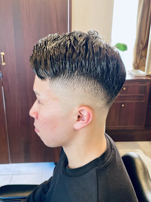 【20代 男性】ロンドン七三フェード（大宮/バーバー）