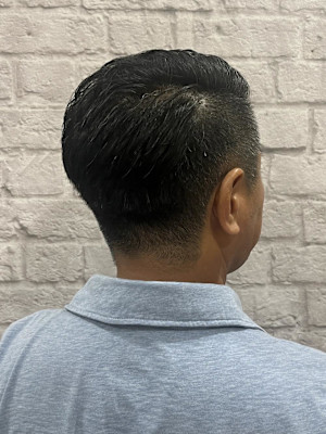 メンズ／震災刈り／刈り上げ