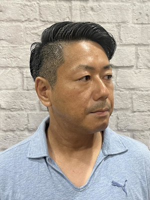 メンズ／震災刈り／刈り上げ