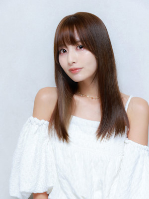 艶髪×透明感マロンベージュ