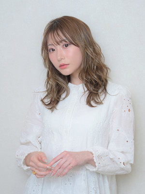 20代30代40代フェミニン×ミックスウェーブ