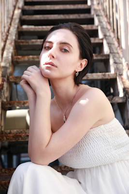 外国人風セミウェットオールバック