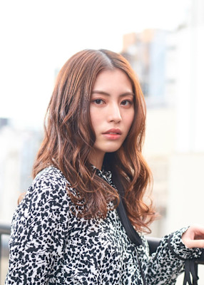 【センターパート×女神巻き】