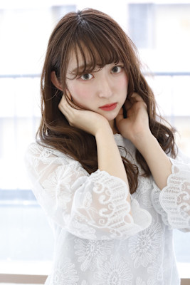 【外国人風フェザーロング】