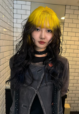 バイカラーカールロング（Atsuya）