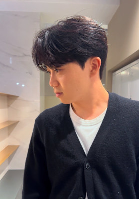 大人のセンタパートスタイル