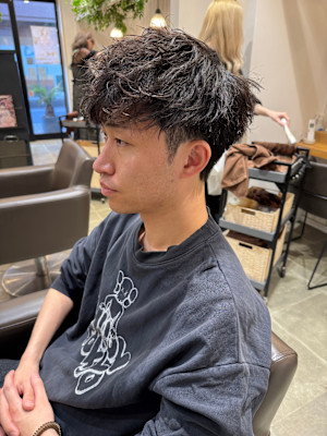 波巻きパーマ/縦落ちパーマ/ツイストスパイラルパーマ/越谷