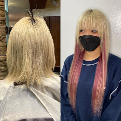 Before→after
