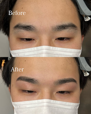 奈良メンズアイブロウ眉毛香芝メンズアイブロウ眉毛パーマ