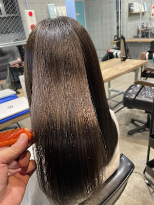 ☆ダーク系アッシュカラー×髪質改善☆