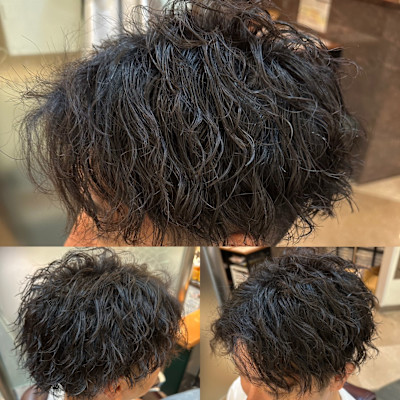 20代30代ツイストスパイラルセンターパートツーブロック