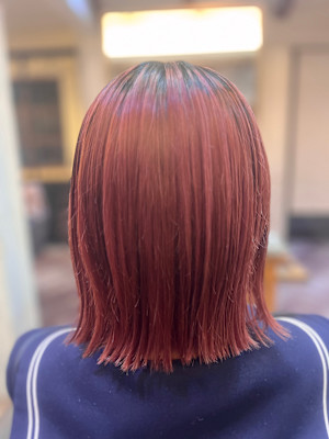 祝卒業ピンクボブ