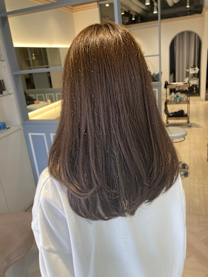 透明感たっぷりアッシュブラウン赤羽おすすめイルミナカラー