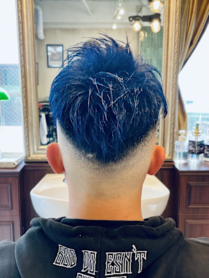 【30代 男性】ロンドンブルーフェード（大宮/バーバー）