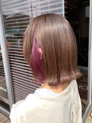 インナーカラーでおしゃれに☆