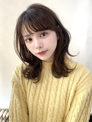 髪質改善カラー/ケアカラー/秋冬カラー/フェミニンロング 