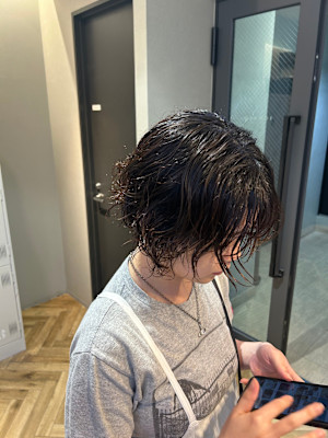 ショート×ゆるふわパーマ