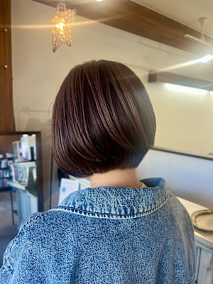 ショートボブ/丸みショート