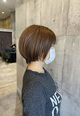 丸みショートボブ《ARCH CHIAKI》