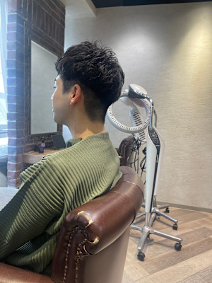 ショートラフパーマ