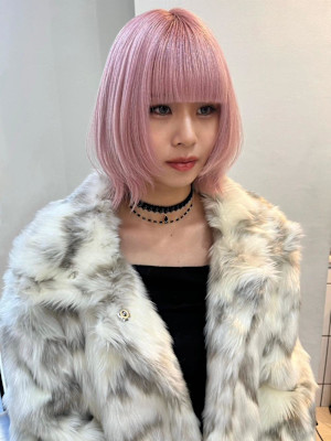 クリアピンクボブ（bani）