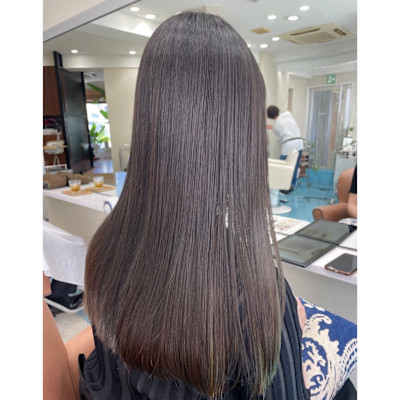 透明感カラー＋髪質改善トリートメント