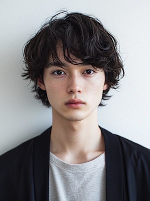 パーマで作るゆるふわメンズスタイル