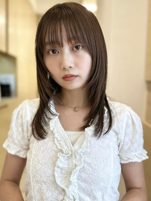 ワンカールでかわいい♪レイヤースタイル×秋カラー