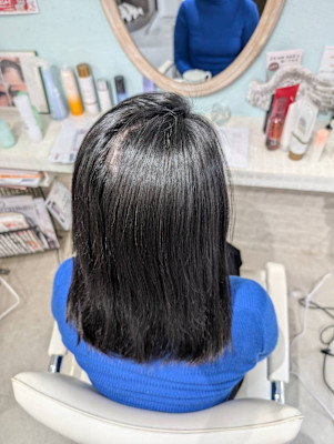 髪質改善（2枚目ビフォーあり）