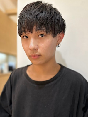 韓国マッシュ/ツーブロック/ナチュラルマッシュ／