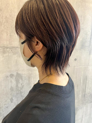 ショート／ピンクベージュ