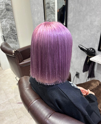 春ピンク×ブリーチ×ボブ