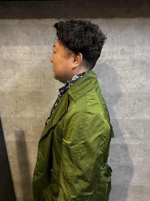 ビジネス場面にもピッタリ　清潔感MAXパーマスタイル