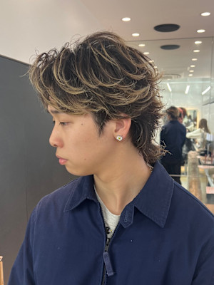 【爽太指名スタイル】マッシュウルフ/フェザーパーマ