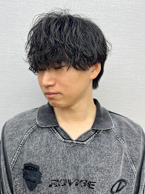 【爽太指名限定スタイル】マッシュウルフ/波巻きスパイラル