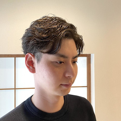 毛流れショートスタイル