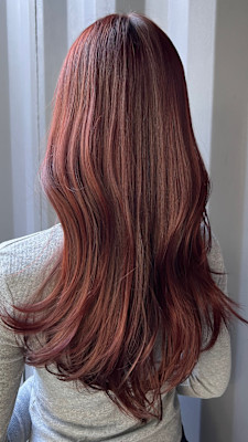 暖かい季節におススメ！『オレンジレッドカラー』×レイヤー