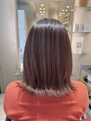 ピンクベージュ/ナチュラルグラデーション/プリン対策