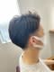 メンズヘア　ナチュラルパーマ