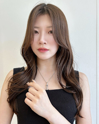 ロングヘア/ワンホンヘア/韓国風/髪質改善/トリートメント