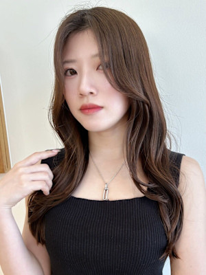 韓国ヘア/ワンホン巻き/スーパーロング/ベージュカラー/20